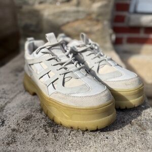 Asos Design Men's Chunky Lace Up Platform Shoes Lug Sole Size 10